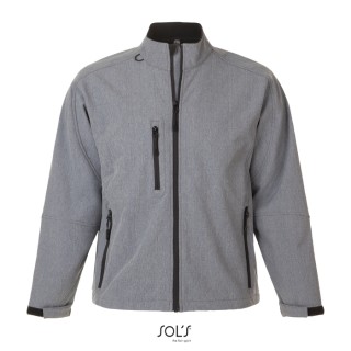 Chaqueta de hombre con cremallera softshell personalizable